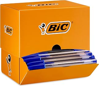 BIC Balpen Cristal Value Pack – 150 ballen in blauw – lijndikte 0,4 mm – onuitwisbaar