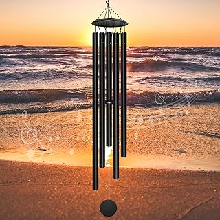 Grote windgong voor buiten diepe toon, 65 inch diepe toon windgong voor buiten veranda tuin patio balkon herdenkingskamer decor, Memorial Sympathie cadeau voor verlies van geliefde