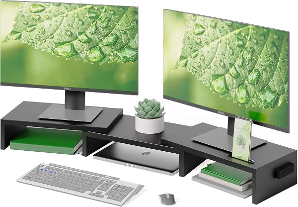 BONTEC Standverhoger voor twee monitoren - outlet/retourdeal