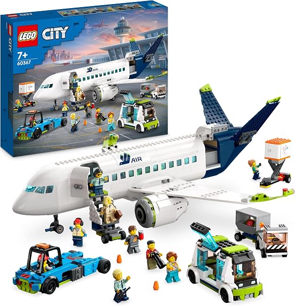 LEGO City Passagiersvliegtuig Bouwpakket met Groot Speelgoed - outlet/retourdeal