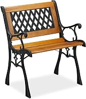 Relaxdays tuinstoel met armleuning - outlet/retourdeal