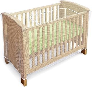Luigi's Klamboe voor Wiegjes - Klamboe voor wiegjes. Insectenwerend muskietennet met rits, voor snelle en gemakkelijke toegang tot je baby.