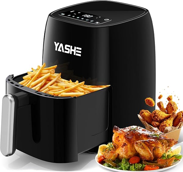 YASHE Heteluchtfriteuse met led-touchscreen - tweedehands - zeer goed — outlet/retourdeal