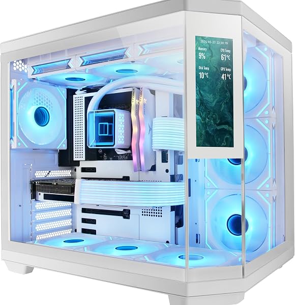 Mars Gaming MC-3TCORELCD ATX Gaming Case - tweedehands - als nieuw — outlet/retourdeal