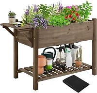 Yaheetech Verhoogd bloembed/verhoogd bloembed tuin balkon voor buiten - outlet/retourdeal