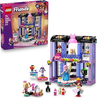 LEGO Friends Heartlake City Modeshow – Fashion Designer Speelgoed met 3 Poppetjes, Catwalk en Aanpasbare Outfits Incl. Rok, Jas, Hoeden en Accessoires – Creatief Cadeau voor Meisjes vanaf 7 Jaar 42685