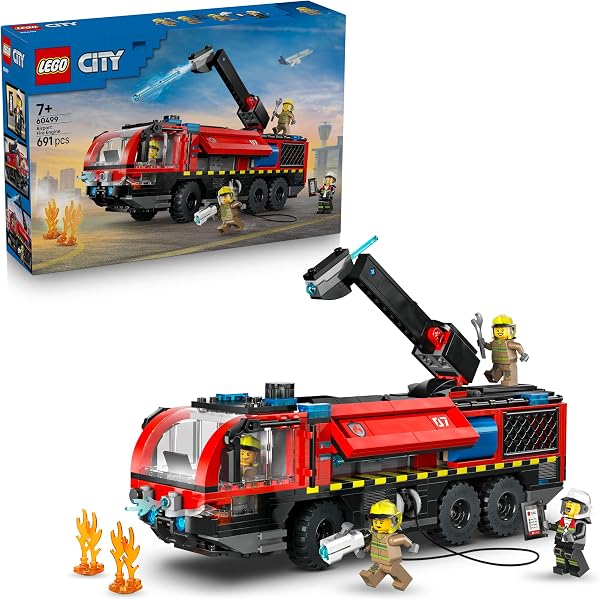 LEGO City Luchthaven Brandweertruck Bouwpakket - outlet/retourdeal