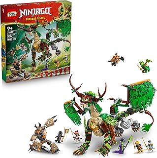 LEGO NINJAGO De Draak van het Leven Bouwpakket voor Kinderen – Ninja Speelgoed met Draak Figuur, Mini-Monstermecha, 8 Minifiguren en Zwaarden – Cadeau voor Jongens vanaf 8 Jaar en Fans – 71859
