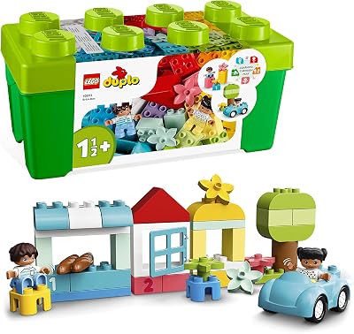 LEGO DUPLO Brick Box Educational Stacking Toys for 1+ Year Old Boys & - outlet/retourdeal