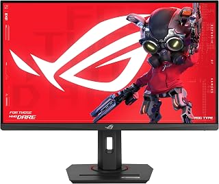ASUS ROG Strix XG279CNS, 27 inch gaming monitor, Full HD IPS (1920 x 1080), 0,3 ms (GTG), 380Hz, aansluitingen HDMI, USB-C en DisplayPort, Extreme Low Motion Blur Sync, DisplayWidget Center, zwart
