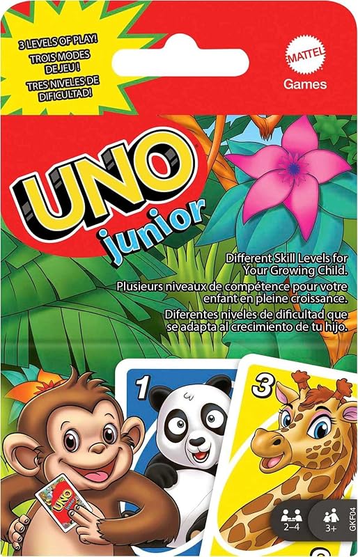 Mattel Games UNO Junior kaartspel voor kinderen 3+ - outlet/retourdeal