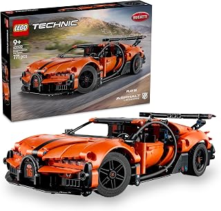LEGO Technic Bugatti Chiron Pur Sport Hypercar – Racewagen met W16-Motor en Stuurinrichting – Bouwpakket voor Kinderen – Cadeau voor Jongens en Motorsportfans vanaf 9 Jaar – 42222