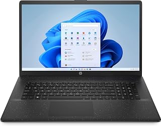 HP Laptop met 17,3 inch FHD-display, AMD Ryzen 7 7730U, 16 GB DDR4 RAM, 512 GB SSD, AMD Radeon graphics, Windows 11, QWERTZ toetsenbord, zwart