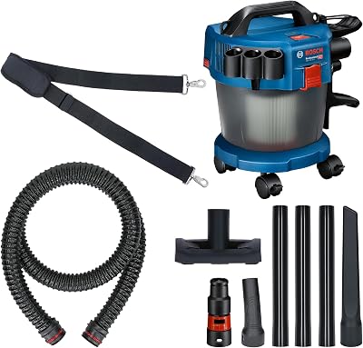 Bosch Professional 18V System industriële stofzuiger GAS 18V-10 L met slang van 1,6 m, 3 verlengbuizen, zonder accu/oplader