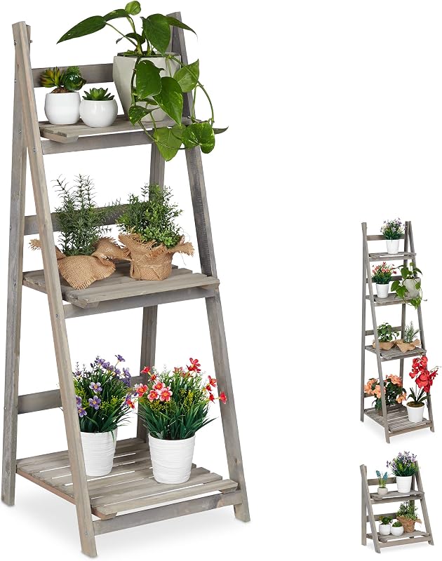Relaxdays plantenrek 3 etages - tweedehands - zeer goed — outlet/retourdeal