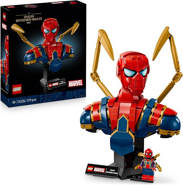LEGO ǀ Marvel Iron Spider-Man Buste - tweedehands - als nieuw — outlet/retourdeal