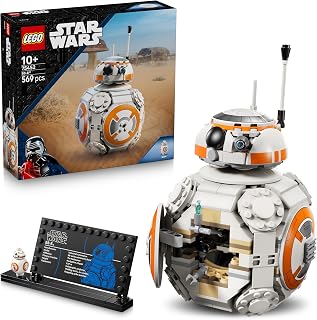 LEGO Star Wars 75452 BB-8 Astromech Droid – Bouwbaar Robot Speelgoed voor Kinderen Met Draaiend Hoofd en Wiel – Vaderdagcadeau voor Fans van The Force Awakens Vanaf 10 Jaar