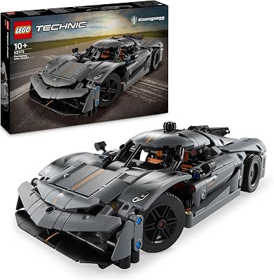 LEGO Technic Koenigsegg Jesko Absolut grijze hypercar, Speelgoed Auto Bouwpakket voor Kinderen, Bouwbare Modelauto, Cadeau voor Jongens, Meisjes en Autosportliefhebbers 42173
