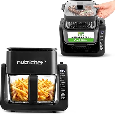 NutriChef Airfryer & Grill - tweedehands - als nieuw — outlet/retourdeal