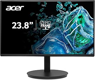 Acer CB242Y G Monitor 23,8 inch (60 cm scherm) Full HD, IPS, 120Hz HDMI/DP, 75Hz VGA, 1ms(VRB), HDMI 1.4, VGA, in hoogte verstelbaar, draaibaar, AdaptiveSync