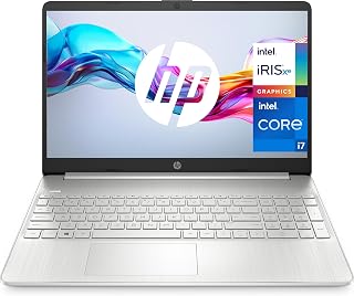 HP 15s-fq5100ns - 15,6" Full HD-laptop (Intel Core i7-1255U, 16 GB RAM, 512 GB SSD, Intel Iris Xe Graphics, geen besturingssysteem) Zilver - Spaans QWERTY-toetsenbord