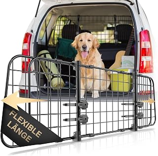 Heldenwerk Hondenrek Auto universeel voor Honden - Hond Auto Kofferbak Scheidingsrooster traploos instelbaar - Hodenrek, hondenbeschermingsrooster