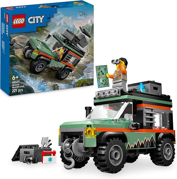 LEGO City Off-Road 4x4 Mountain Truck Toy Set - outlet/retourdeal