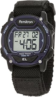 Armitron Sport Unisex Digital Chronograph Nylon Strap Watch, 45/7004