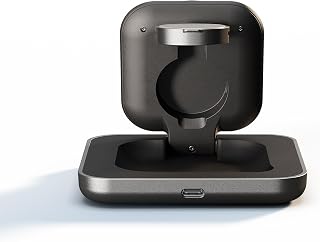 Zens Nightstand Magnetic Wireless Charger Pro 2 (2026), MagSafe en Qi2 15W Wireless Charger voor iPhone/Apple Watch/AirPods, inclusief 30W voedingsadapter (EU/UK/US), Zwart