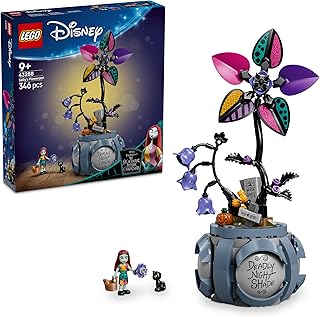 LEGO | Disney Sally’s Bloempot – Kinderkamer Decoratie met 2 Kunstbloemen, 2 Poppetjes, Speelgoedkeuken en Accessoires – Cadeau voor Meisjes vanaf 9 Jaar en The Nightmare Before Christmas Fans 43288