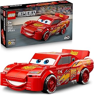 LEGO Speed Champions Bliksem McQueen Raceauto – Auto Bouwpakket voor Kinderen – Disney Cadeau voor Jongens en Meisjes vanaf 9 Jaar en Fans van de Pixar Cars Films – 77255