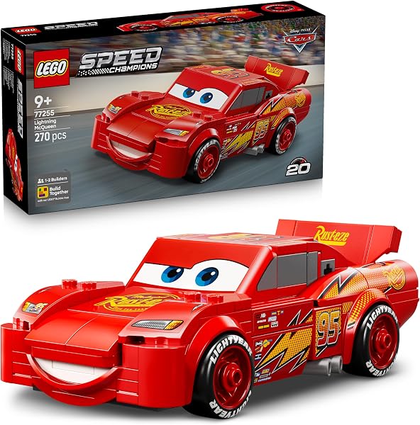 LEGO Speed Champions Bliksem McQueen Raceauto - tweedehands - als nieuw — outlet/retourdeal