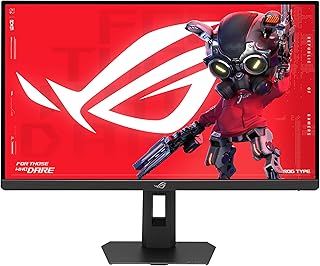 ASUS ROG Strix 5K XG27JCG Gaming Monitor (27 inch 5120x2880, 180Hz (OC), 0,3ms (min.), Fast IPS, Dual Mode (180Hz (OC) of QHD 330Hz), Extreme Low Motion Blur Sync, Statief Draad, HDR, Aura Sync)