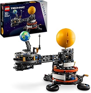 LEGO Technic De aarde en de maan in beweging Bouwpakket voor Kinderen, Ruimte Speelgoed over het Zonnestelsel, Leuk Rollenspellen Cadeau voor Jongens en Meisjes 42179