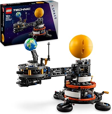 LEGO Technic De aarde en de maan in beweging Bouwpakket voor Kinderen, Ruimte Speelgoed over het Zonnestelsel, Leuk Rollenspellen Cadeau voor Jongens en Meisjes 42179