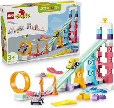 LEGO DUPLO 3-In-1 Creatieve Hellingen met Voertuigen - outlet/retourdeal