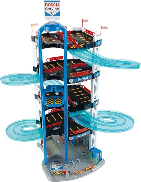 Theo Klein 2813 Bosch Car Service parkeergarage I Met 5 verdiepingen - tweedehands - als nieuw — outlet/retourdeal