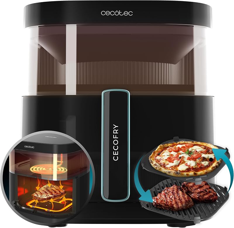 Cecotec Airfryer zonder olie van 6 L met Venster Air Fryer Cecofry - outlet/retourdeal