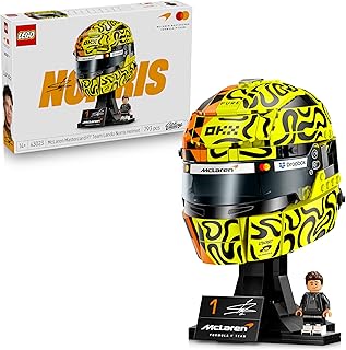 LEGO Editions McLaren Mastercard F1 Team Helm van Lando Norris - F1 Merchandise - Bouwpakket voor Kinderen met Formule 1 Coureur Minifiguur - Cadeau voor Jongens en Fans vanaf 14 Jaar 43023