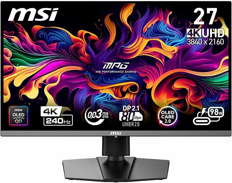 MSI MPG 272URX QD-OLED 26 - tweedekans (outlet) — outlet/retourdeal