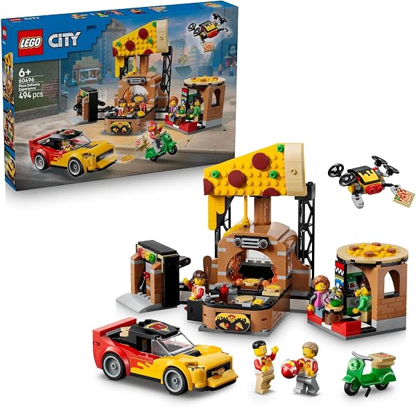 LEGO City Pizzacentrale met voertuigen - outlet/retourdeal
