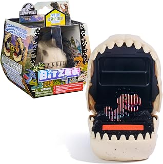 Bitzee, interactief Jurassic World-dinosaurusspeelgoed met 25 dinosaurussen, reageert op aanraking, pods kunnen verbinden en communiceren