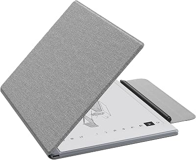 MoKo Hoes voor opmerkelijke 2 Tablet, Ultradunne Magnetische Tablethoes met Brede Pen Beschermende Sluiting, Smart Tablet Cover Folio voor Opmerkelijke Tablet 2 10.3" 2020 Release, Denim Grijs