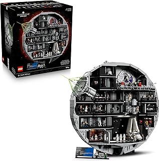 LEGO Star Wars Death Star Bouwpakket voor Volwassenen - Interactief UCS Displaymodel met 36 Minifiguren Incl. Luke Skywalker, Han Solo en Darth Vader - Cadeau voor A New Hope Fans - 75419