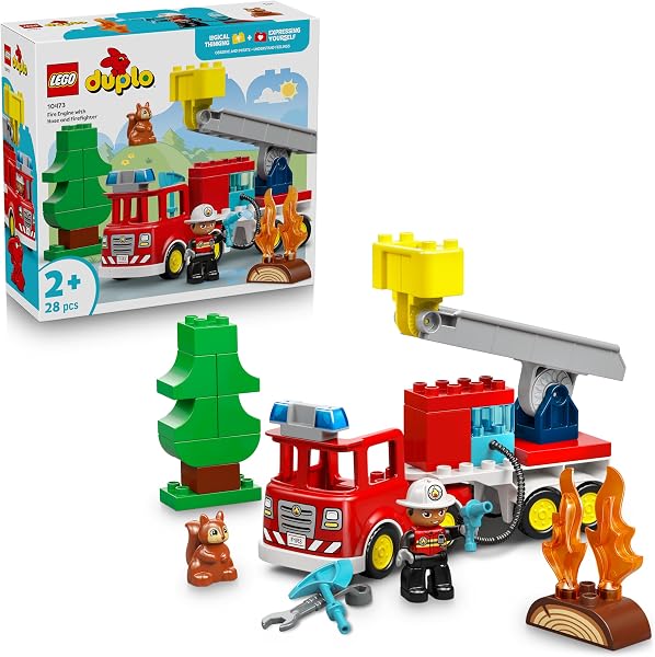 LEGO DUPLO Brandweertruck met Slang en Brandweerman - outlet/retourdeal
