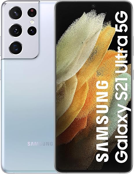 Samsung Galaxy S21 Ultra 5G Smartphone 128GB Phantom Silver Android - tweedehands - goed — outlet/retourdeal