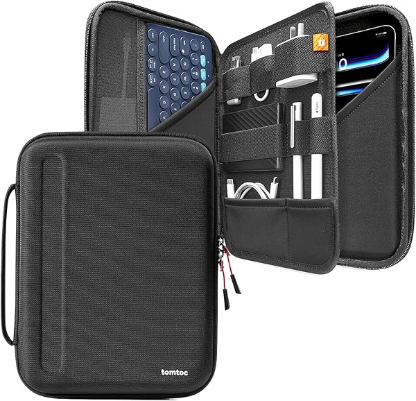 tomtoc portfolio tablet hoes voor 11 inch iPad Pro M5/M4/M2/M1 & iPad - outlet/retourdeal