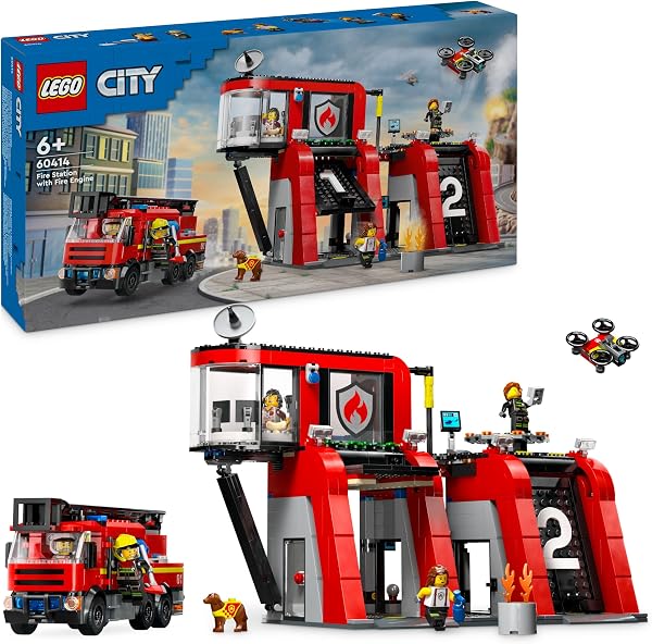 LEGO City Brandweerkazerne en brandweerauto - outlet/retourdeal