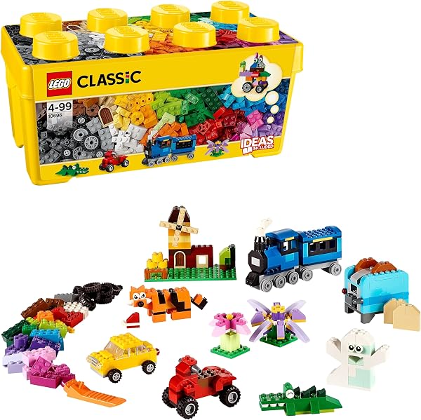 LEGO Classic Creatieve medium Opbergdoos met Kleurrijke Stenen - outlet/retourdeal