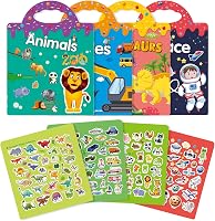 GUYUCOM 4 Pack Herbruikbare Sticker Boeken - tweedehands - zeer goed — outlet/retourdeal